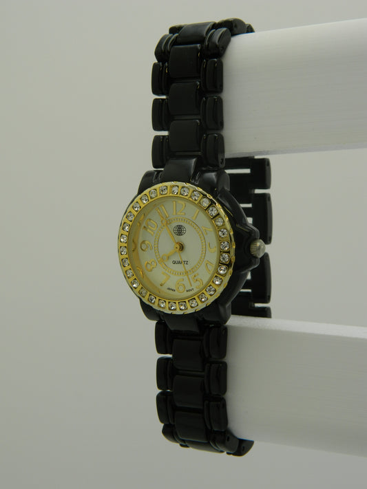Iced Out Bezel Contrast Quartz Watch image 2