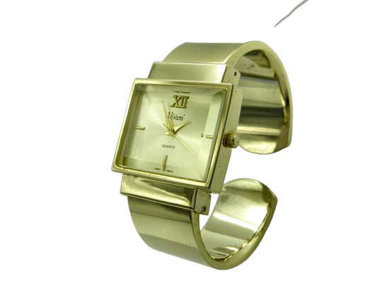 Vivani Gold Tone Bangle Quartz Watch image 2