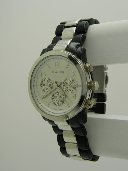 U Watch Brushed Dial Quartz Watch image 2
