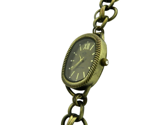 Premier Designs Art Deco Chainlink Chocolate Quartz Watch image 2