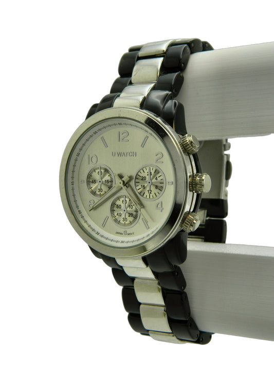U Watch Brushed Dial Quartz Watch image 2