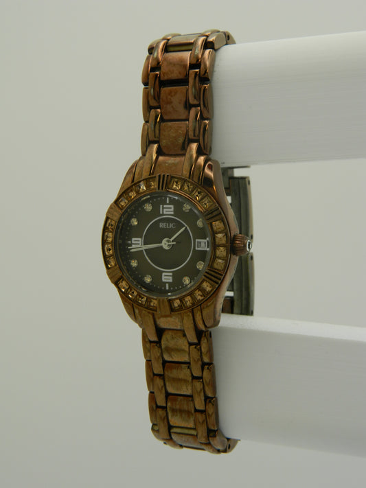 Relic Chocolate Ice Quartz Watch image 2