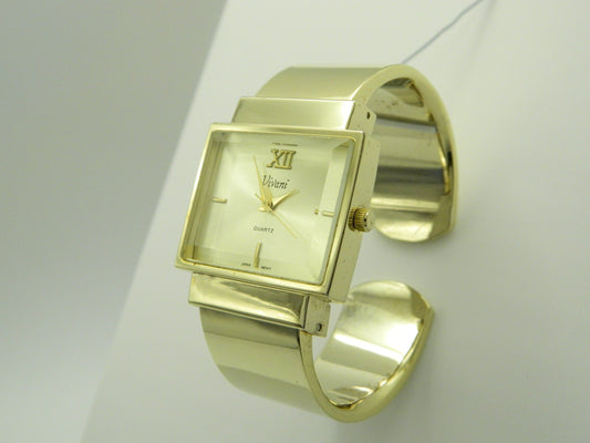 Vivani Gold Tone Bangle Quartz Watch image 2