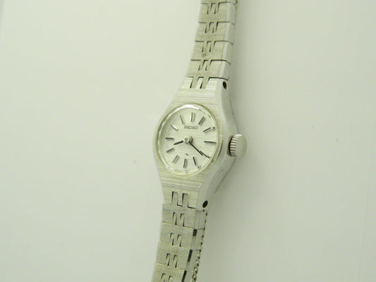Seiko Silver Tone Cocktail Manual Wind Watch image 2