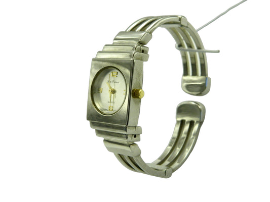 De Vanci Silver Tone Bangle Quartz Watch image 2