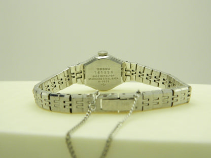 Seiko Silver Tone Cocktail Manual Wind Watch image 8