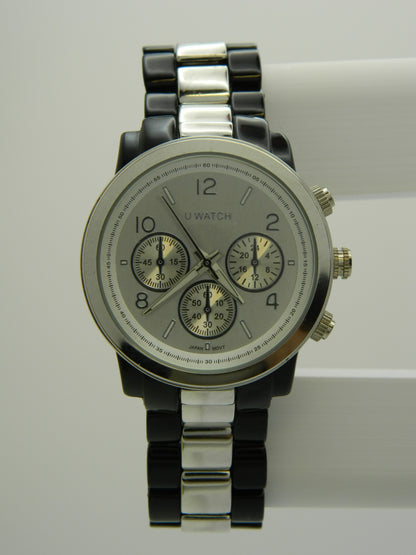 U Watch Brushed Dial Quartz Watch image 1