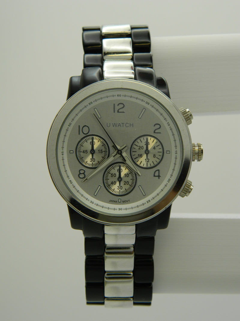 U Watch Brushed Dial Quartz Watch image 1