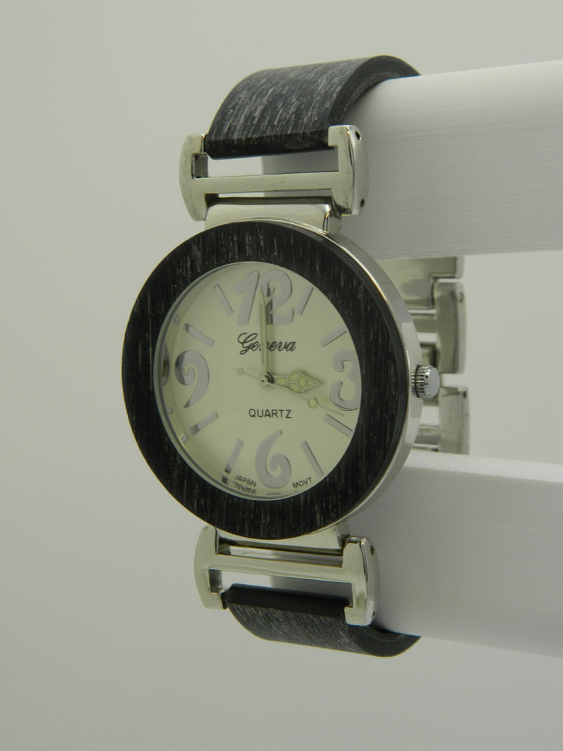 Geneva Wood Grain Artistic Quartz Watch image 2