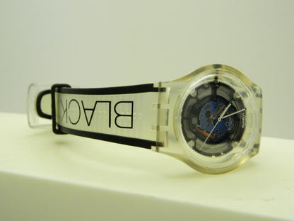 Swatch Black Quartz Watch image 7