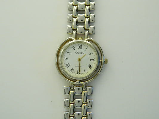 Xanadu Vintage Style Halo Quartz Watch image 1