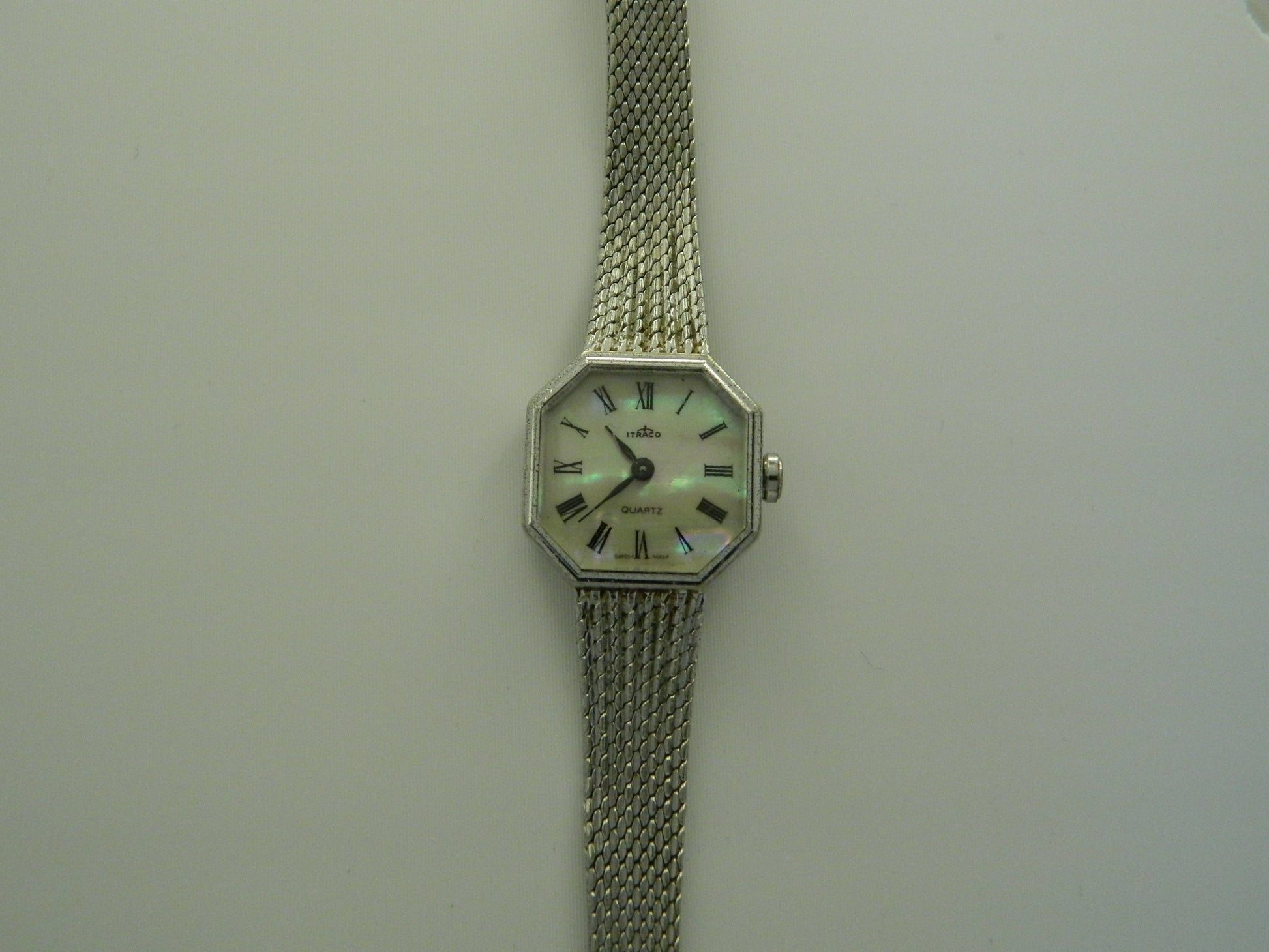 Itraco Swiss White Marble Vintage Watch image 2