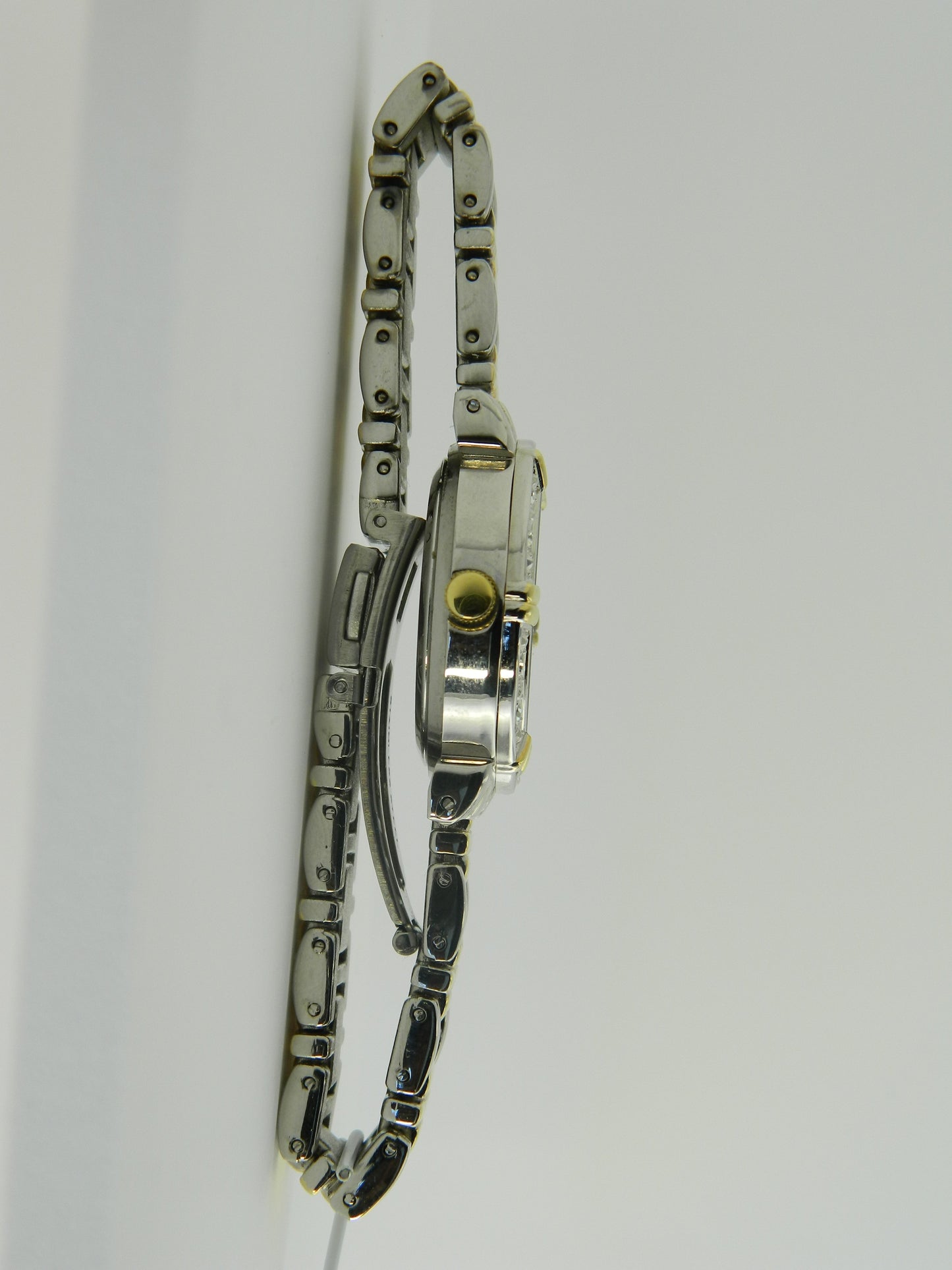 Leslie Fay Two Tone Faux Diamond Bezel Quartz Watch image 3
