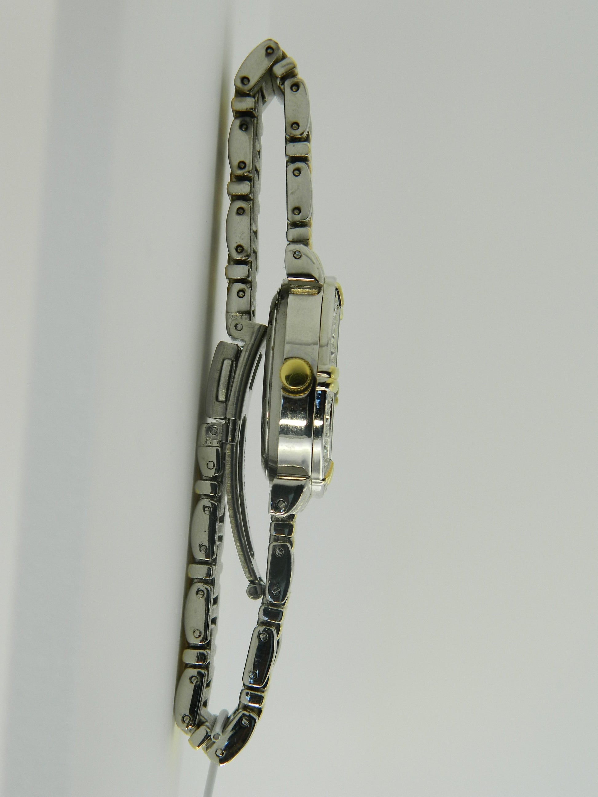 Leslie Fay Two Tone Faux Diamond Bezel Quartz Watch image 3