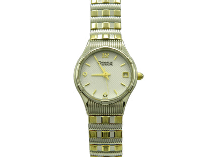 Caraville By Bulova Two Tone Date Quartz Watch image 1