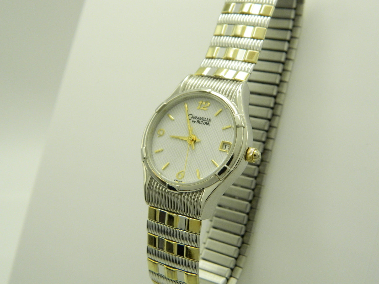Caraville By Bulova Two Tone Date Quartz Watch image 2