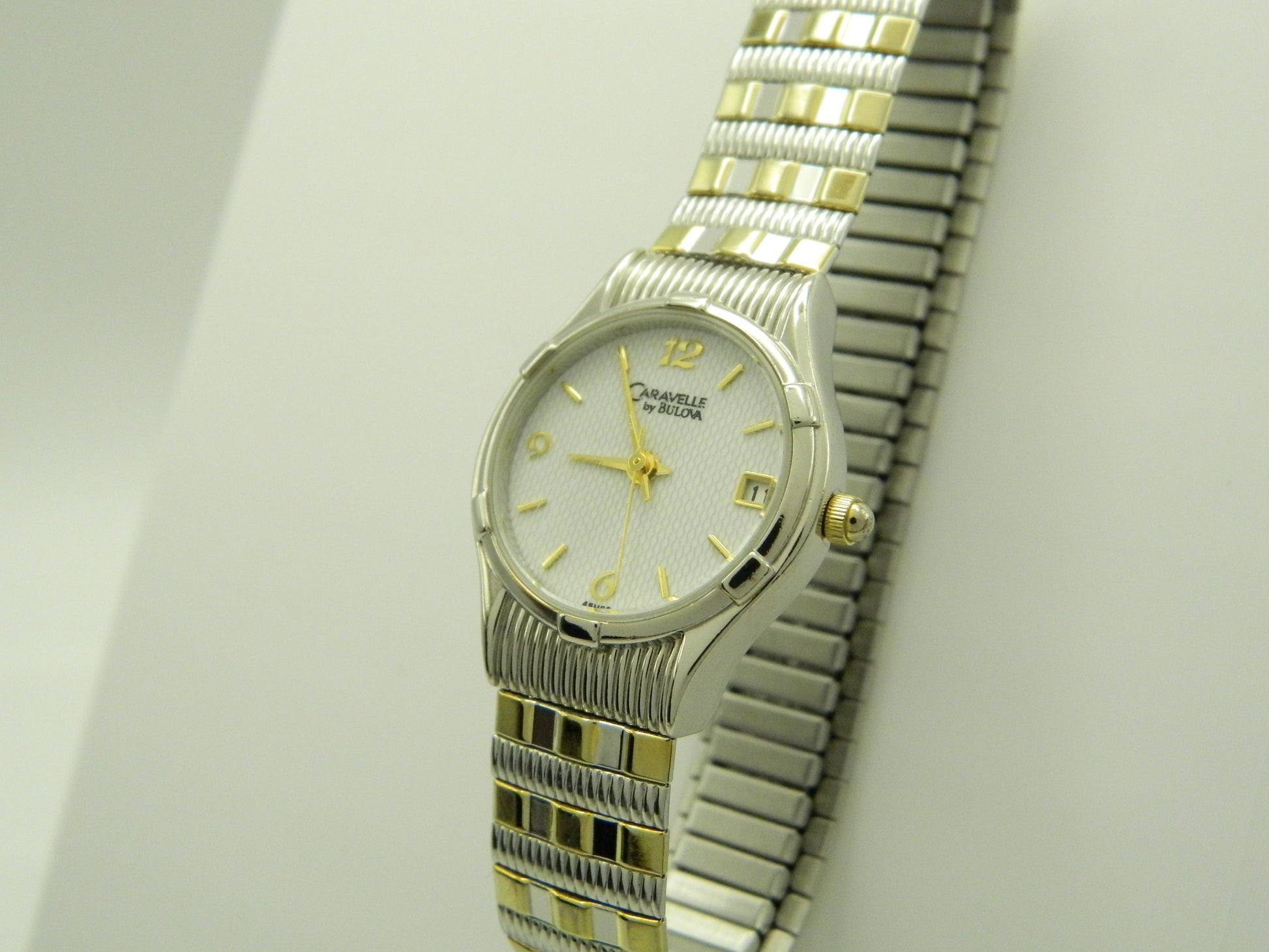Caraville By Bulova Two Tone Date Quartz Watch image 2