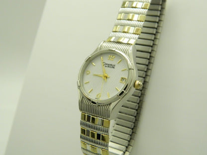 Caraville By Bulova Two Tone Date Quartz Watch image 2