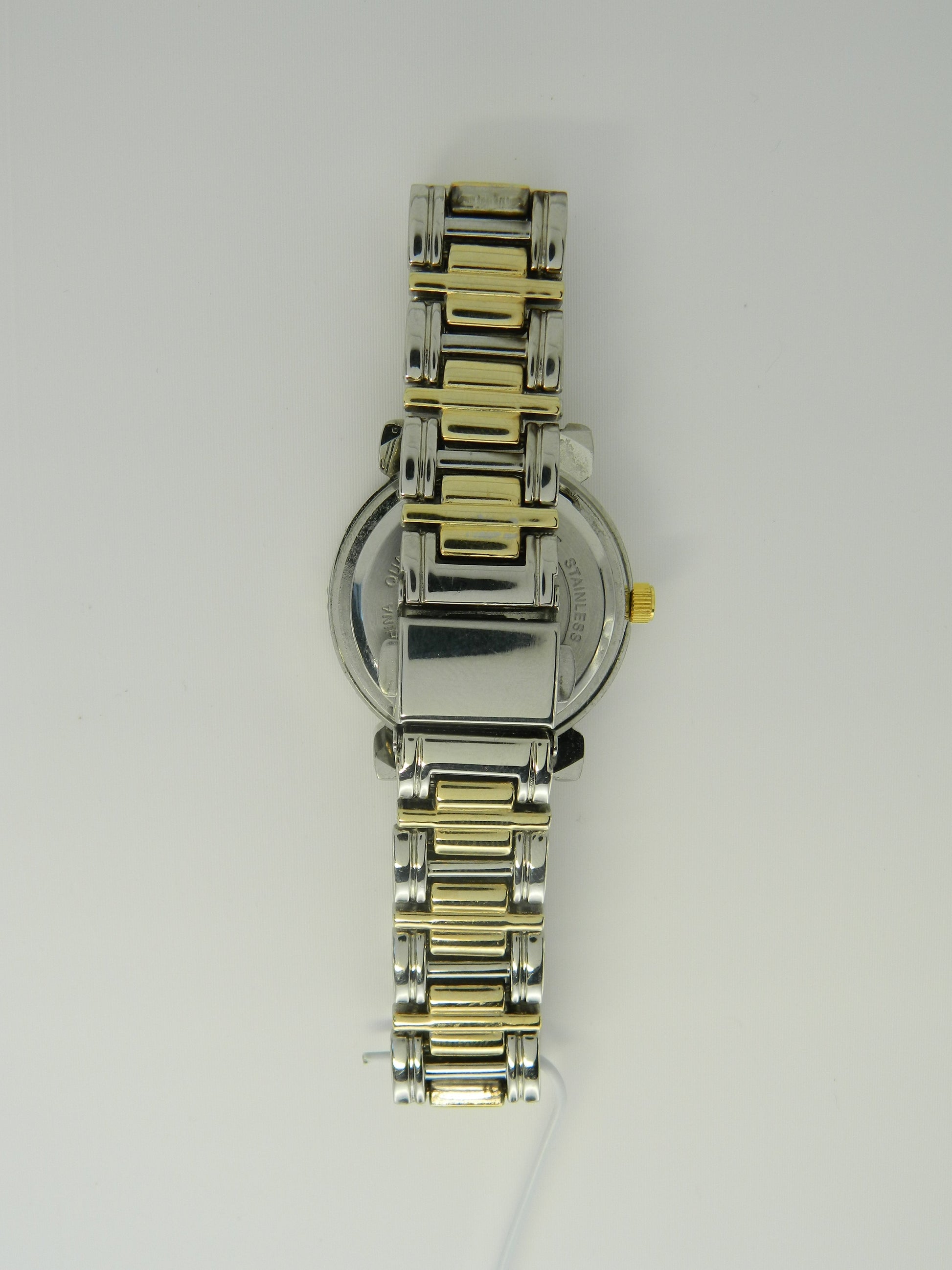 Leslie Fay Two Tone Faux Diamond Bezel Quartz Watch image 5
