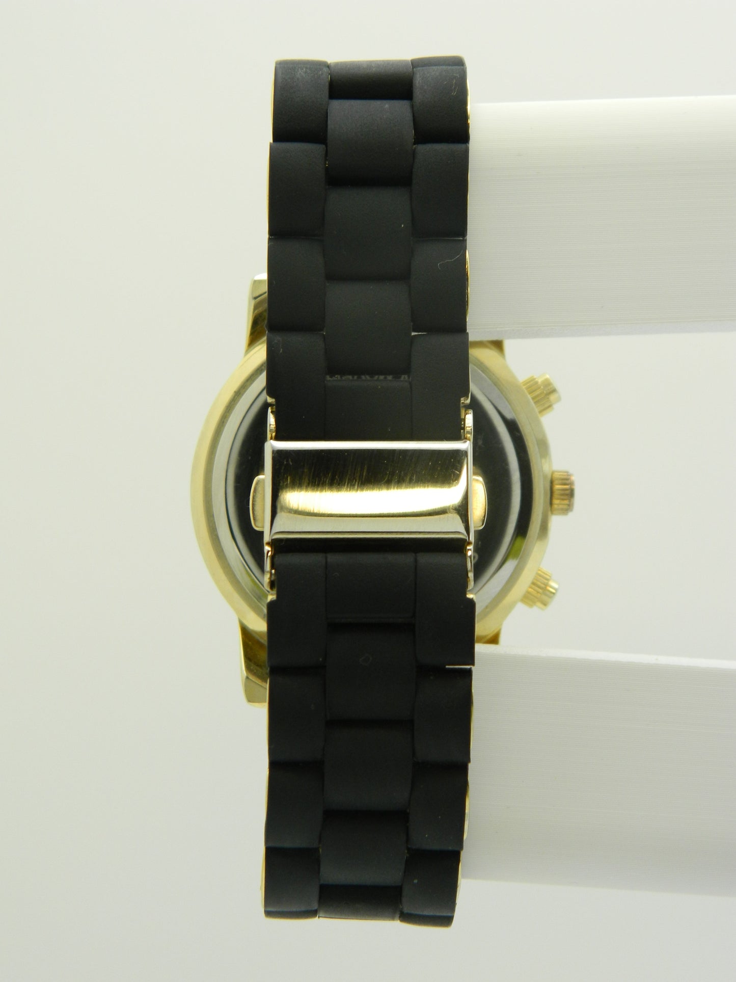 Generic Black On Gold Tone Quartz Watch image 5