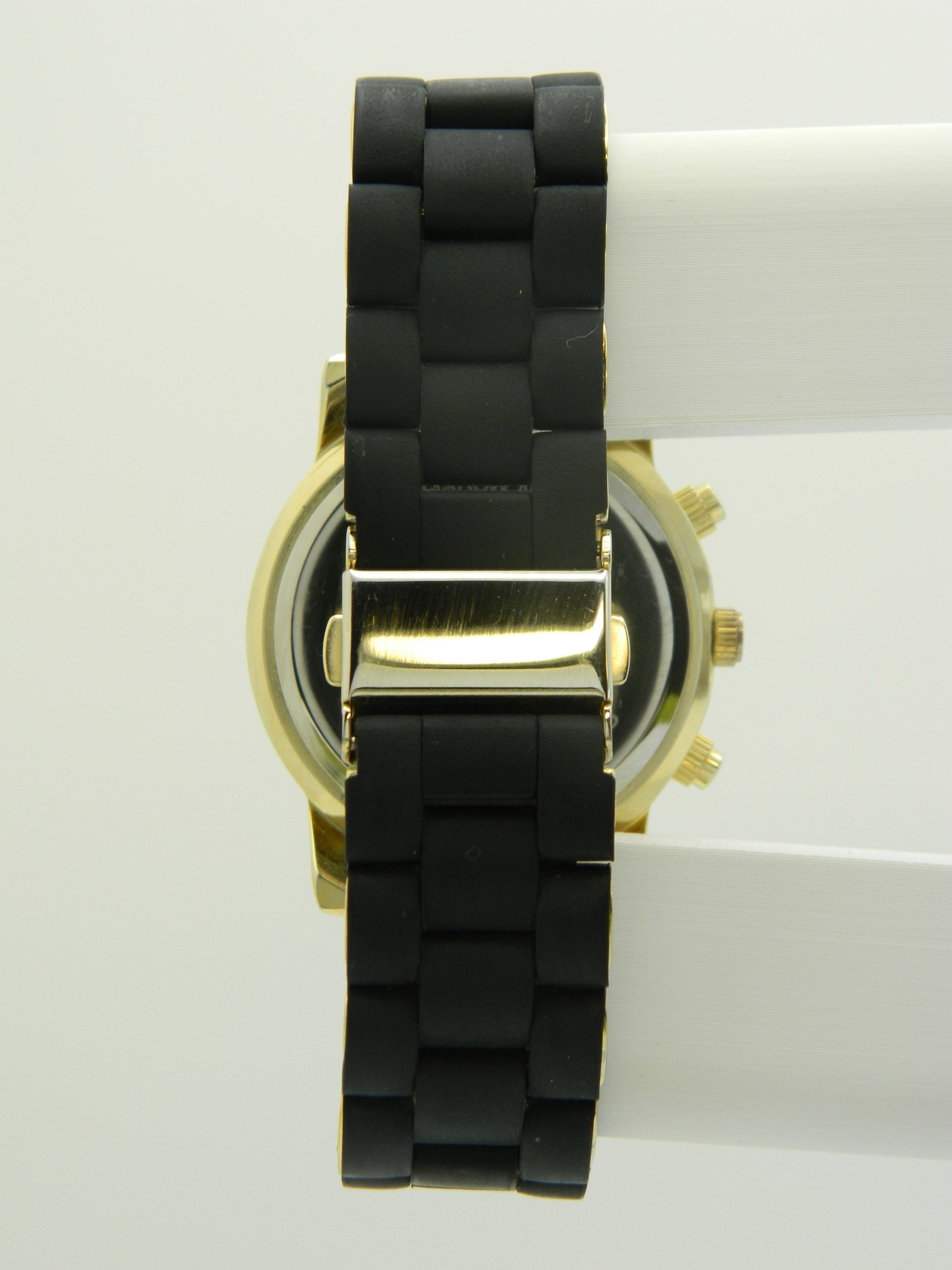 Generic Black On Gold Tone Quartz Watch image 5