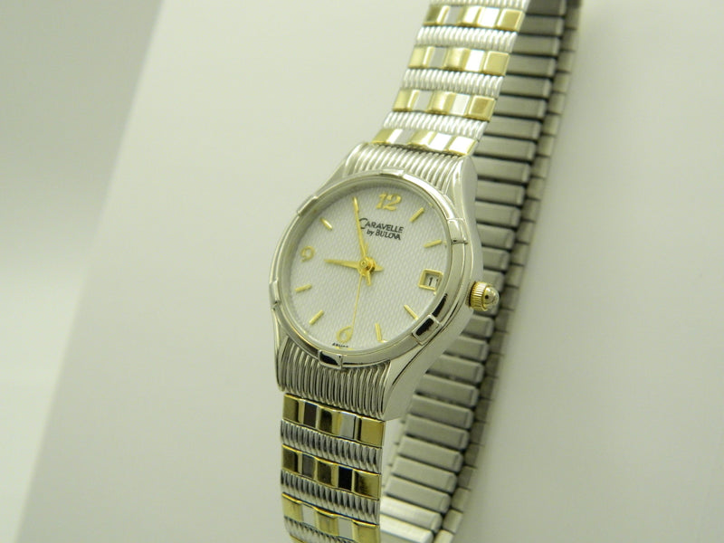 Caraville By Bulova Two Tone Date Quartz Watch image 2
