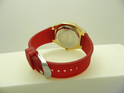 Denvosi Red On Gold Date Quartz Watch image 5
