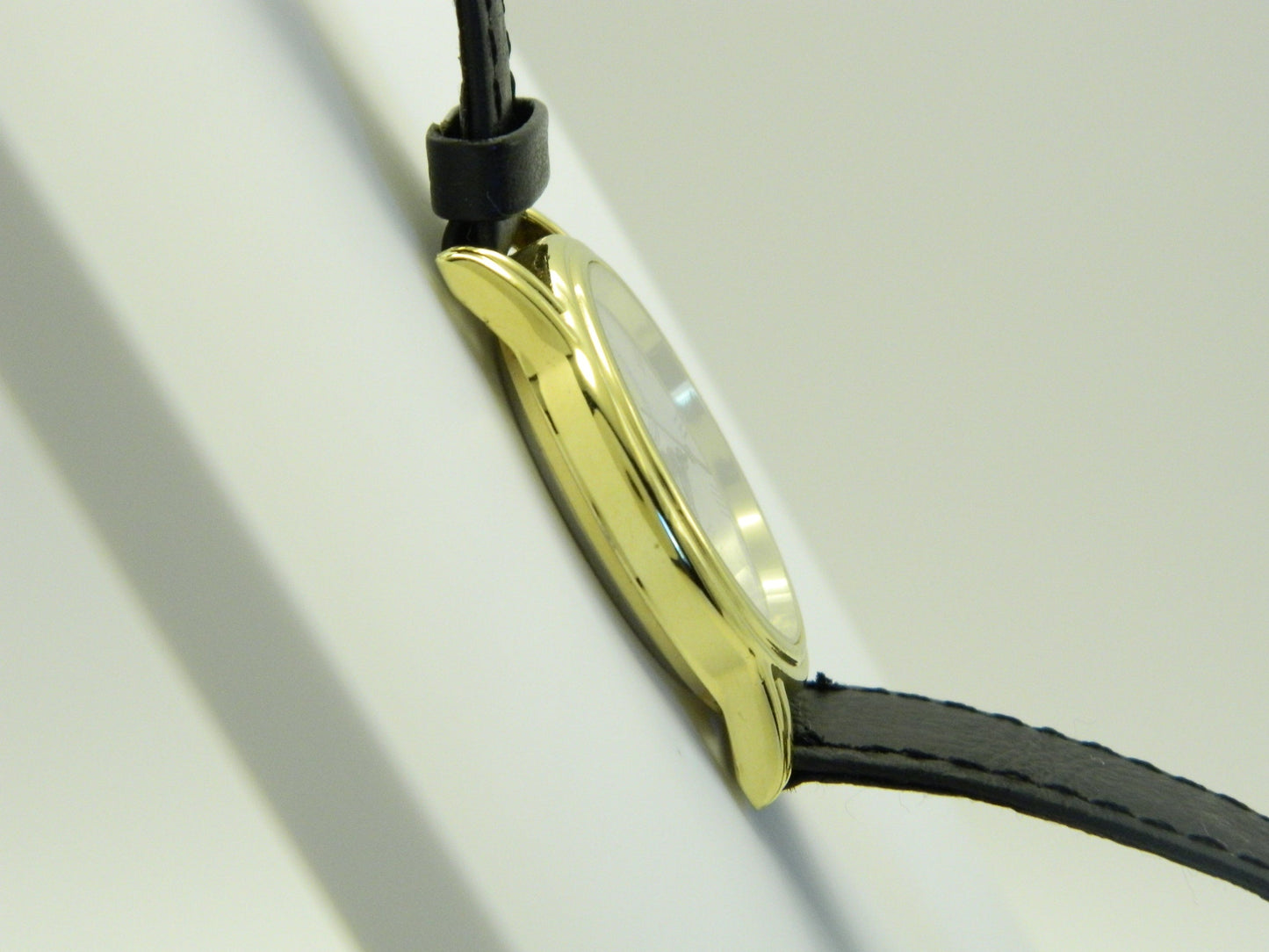 Zacci Faux Power Reserve Gold Tone Vintage Wat image 3