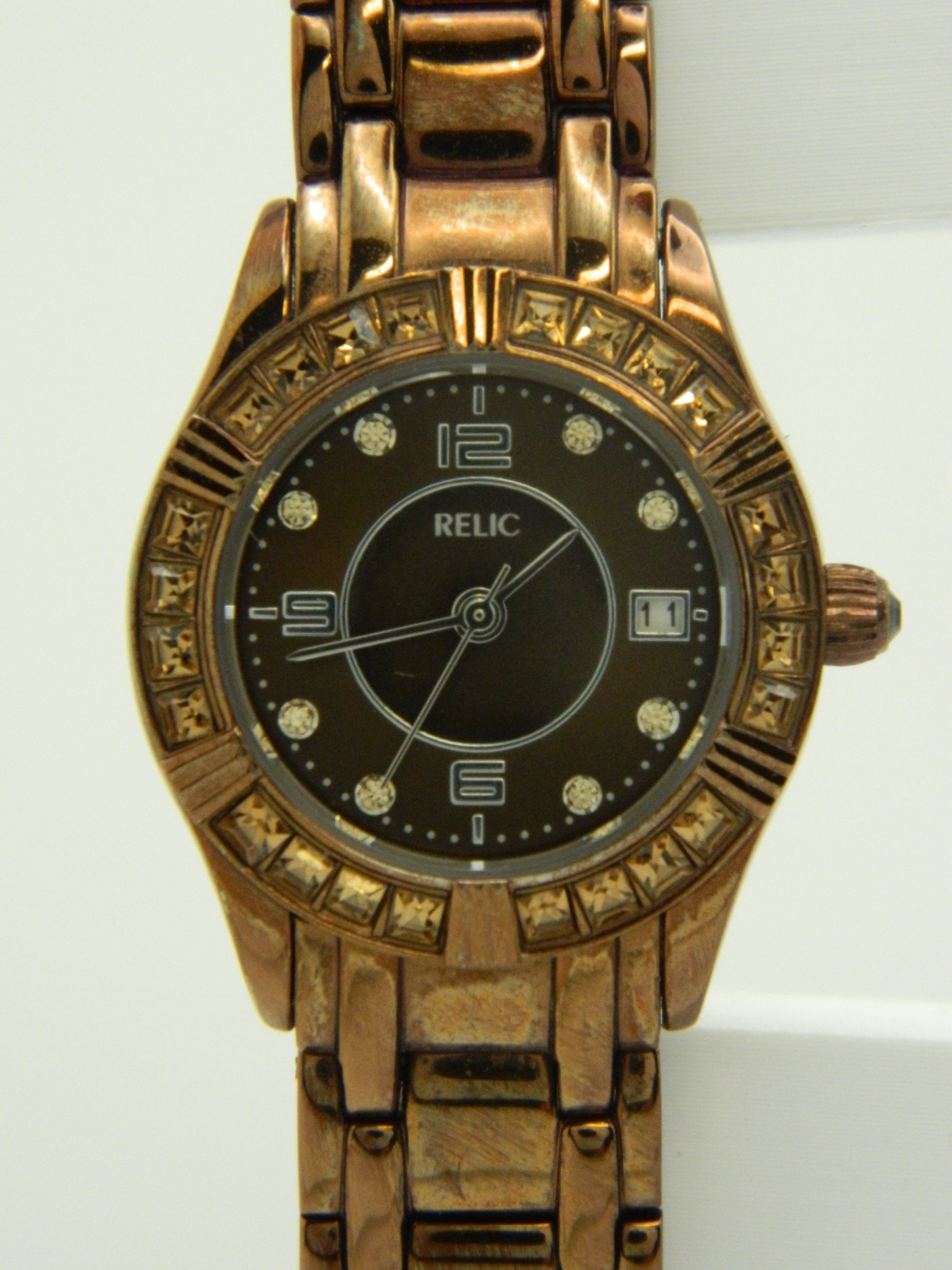 Relic Chocolate Ice Quartz Watch image 4