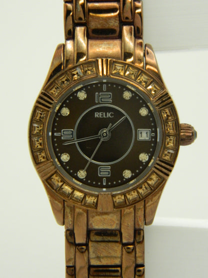 Relic Chocolate Ice Quartz Watch image 4
