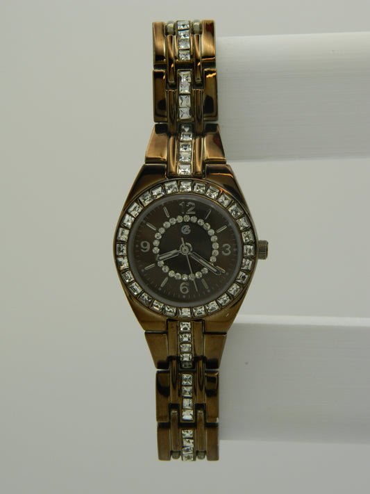 Chocolate Tone Quartz Watch image 1