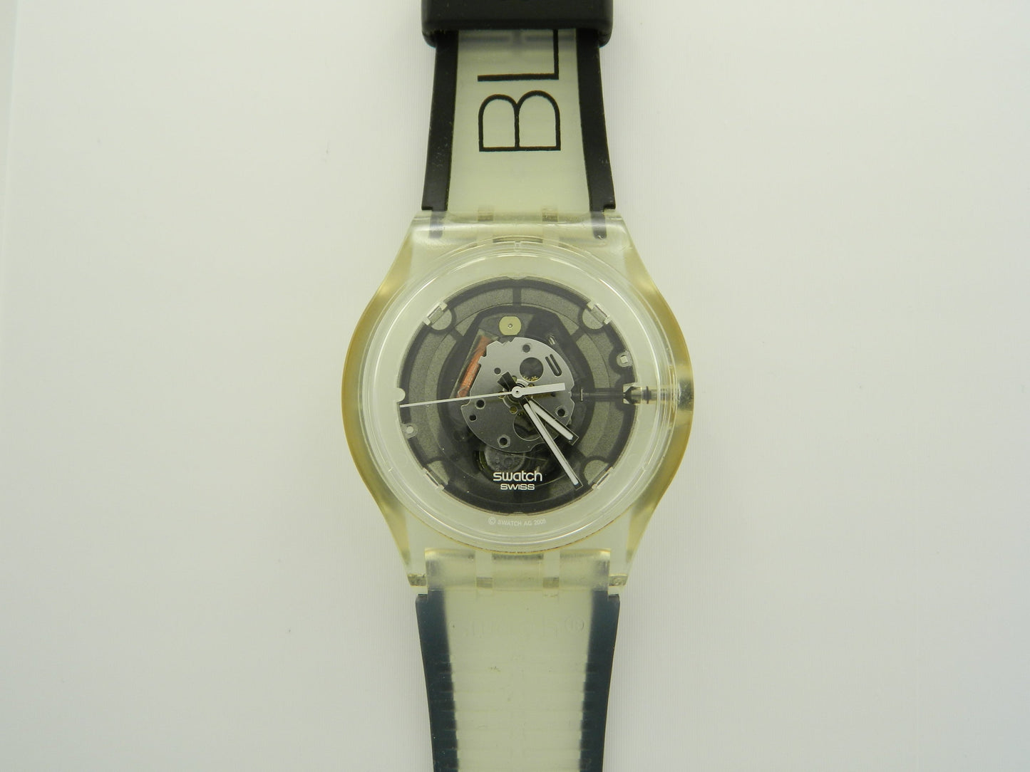 Swatch Black Quartz Watch image 1
