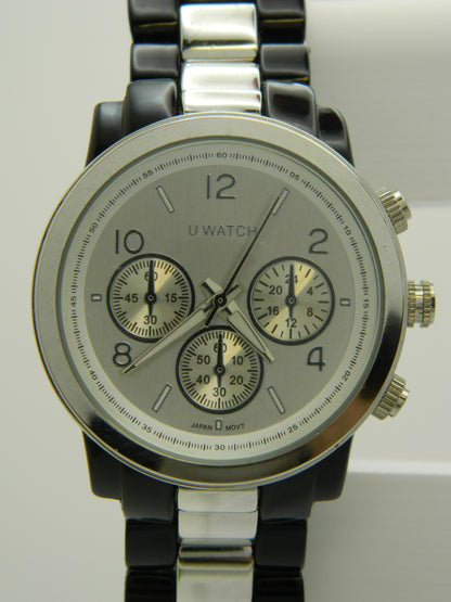 U Watch Brushed Dial Quartz Watch image 4
