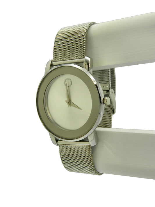 Silver Tone Modern Watch image 2