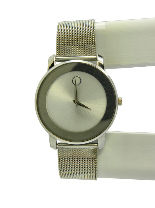 Silver Tone Modern Watch image 1