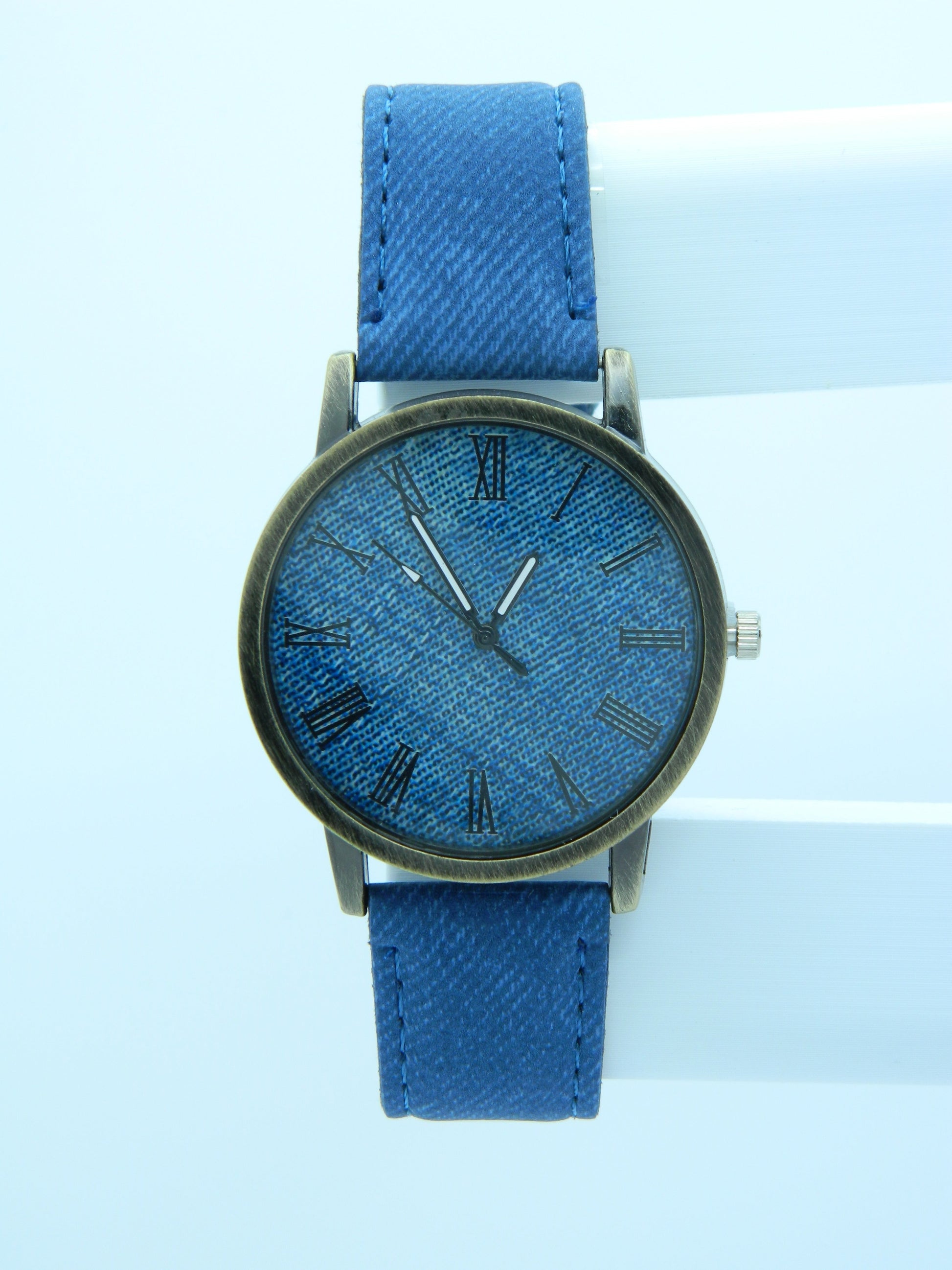Blue Denim Style Quartz Watch image 1