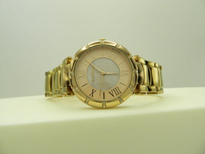 Liz Clairborne Roman Rose Gold Tone Quartz Watch image 4