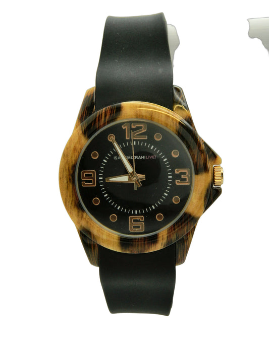 Isaac Mizrahi Lepoard Case Quartz Watch image 1