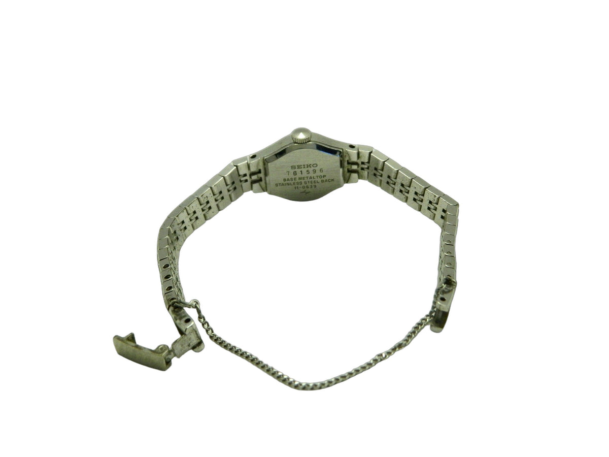 Seiko Silver Tone Cocktail Manual Wind Watch image 5
