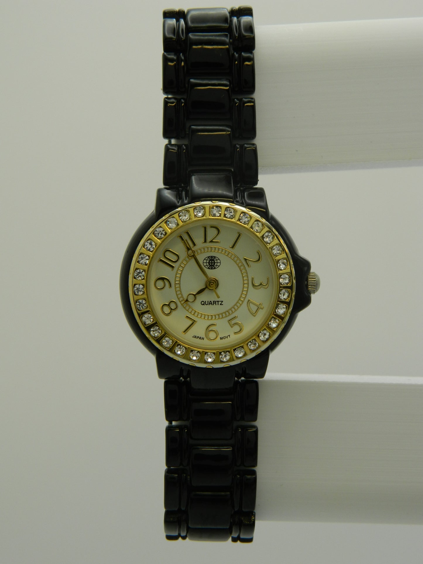 Iced Out Bezel Contrast Quartz Watch image 1