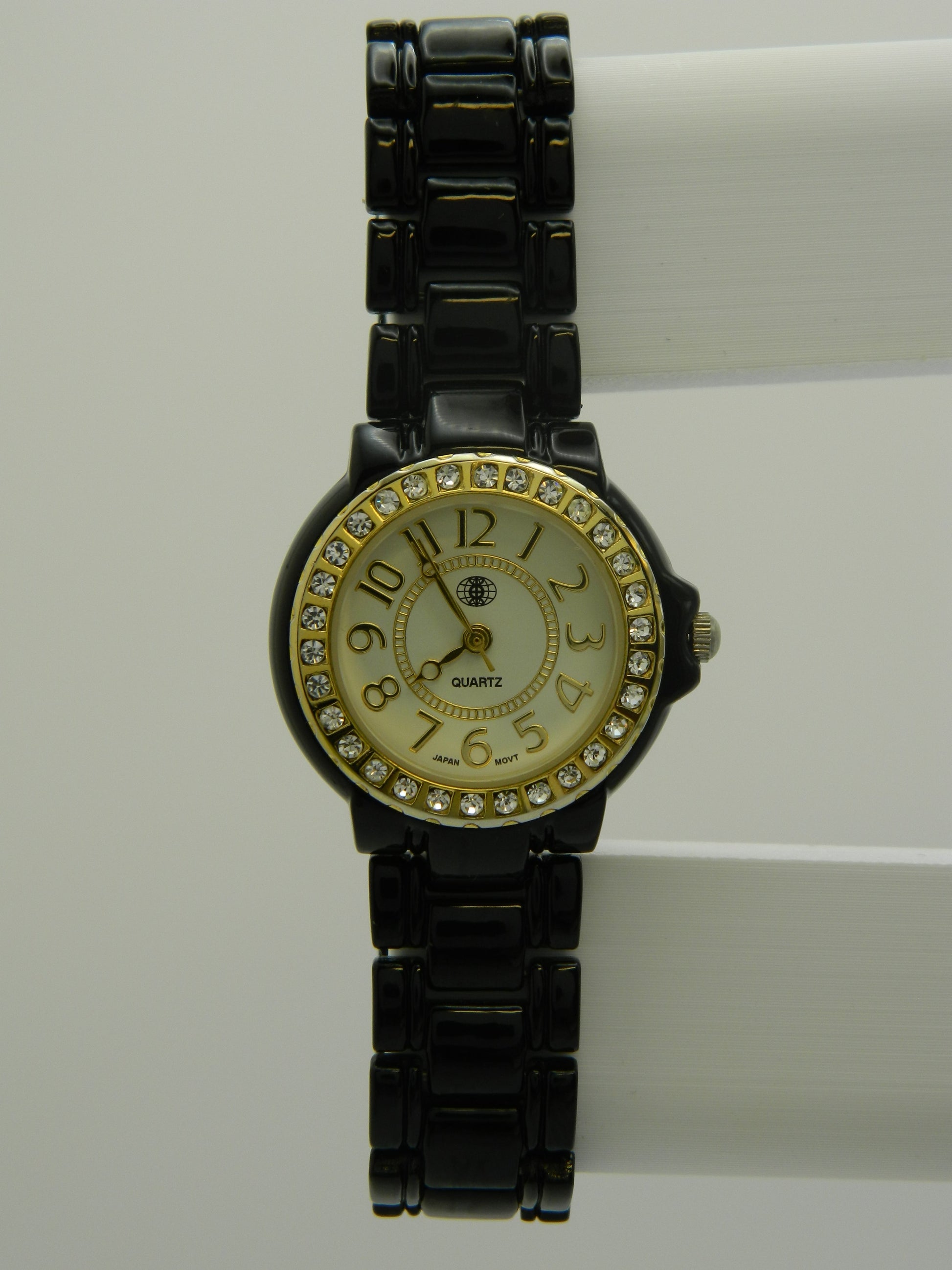 Iced Out Bezel Contrast Quartz Watch image 1