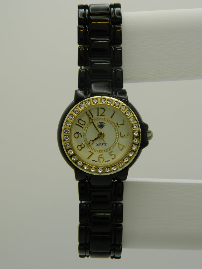 Iced Out Bezel Contrast Quartz Watch image 1