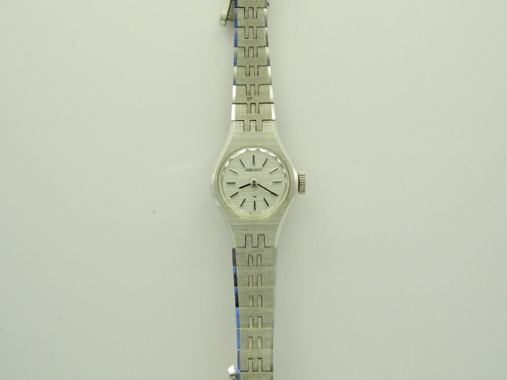 Seiko Silver Tone Cocktail Manual Wind Watch image 1