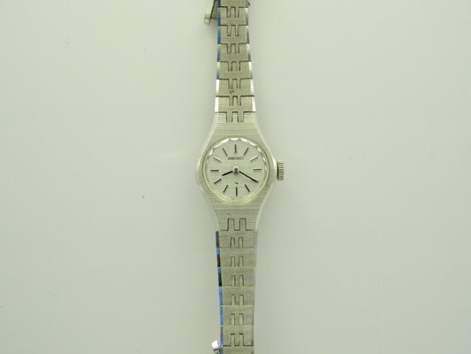 Seiko Silver Tone Cocktail Manual Wind Watch image 1