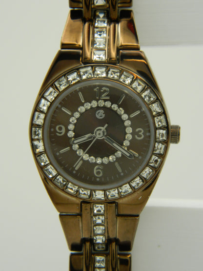 Chocolate Tone Quartz Watch image 4