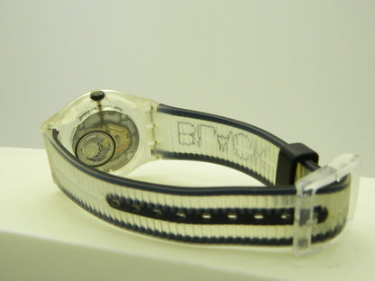Swatch Black Quartz Watch image 8