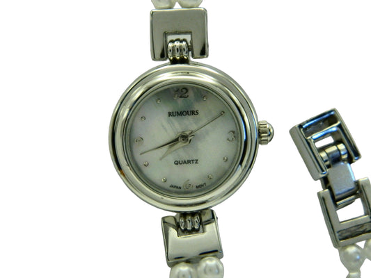 Rumors Faux Pearl Bracelet Quartz Watch image 1