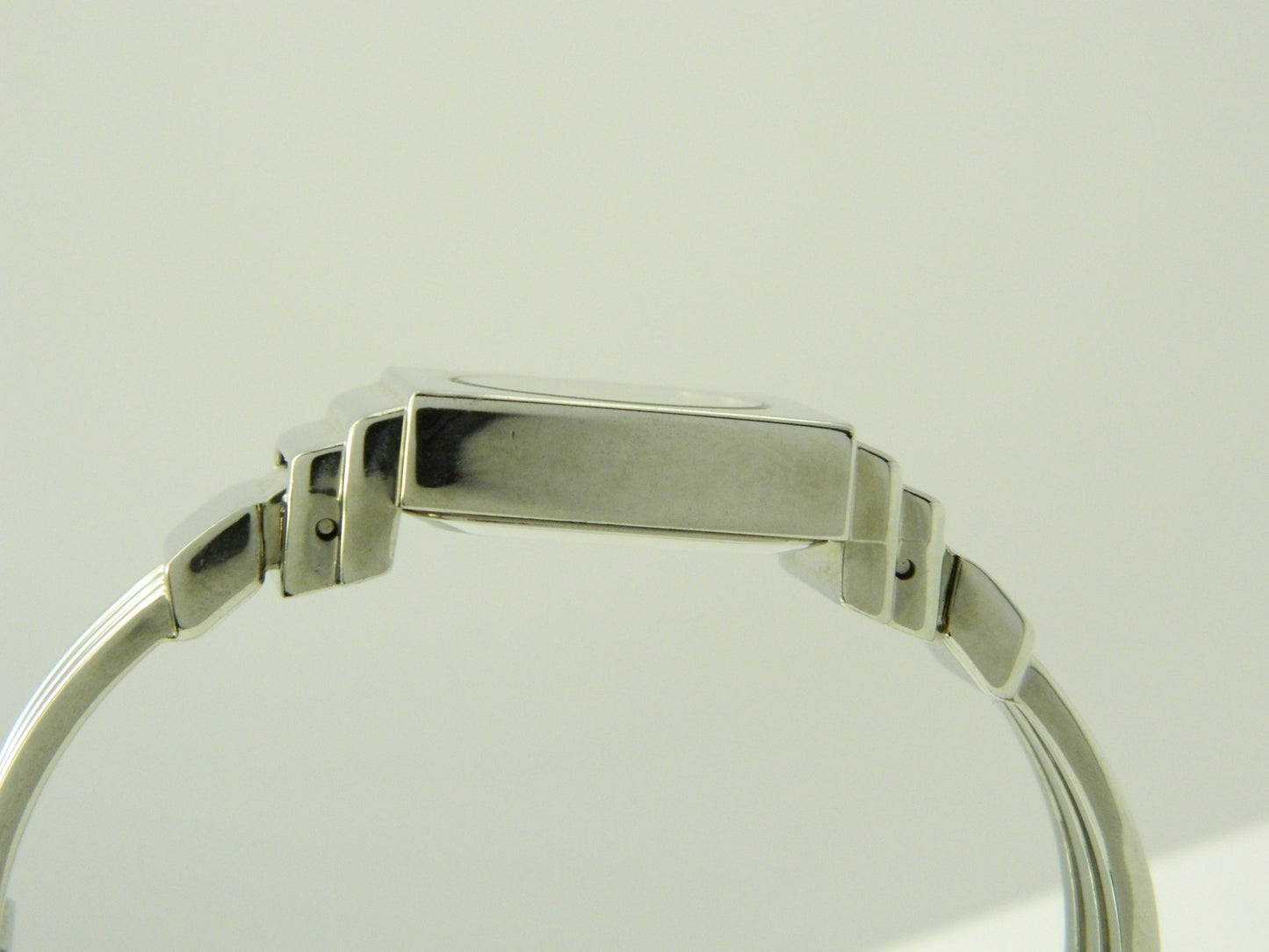 De Vanci Silver Tone Bangle Quartz Watch image 3