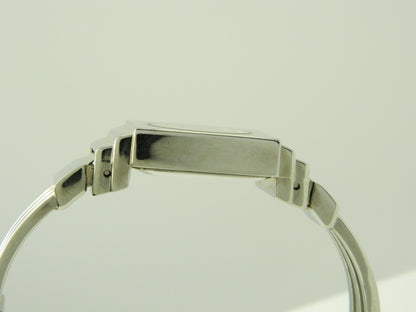 De Vanci Silver Tone Bangle Quartz Watch image 3