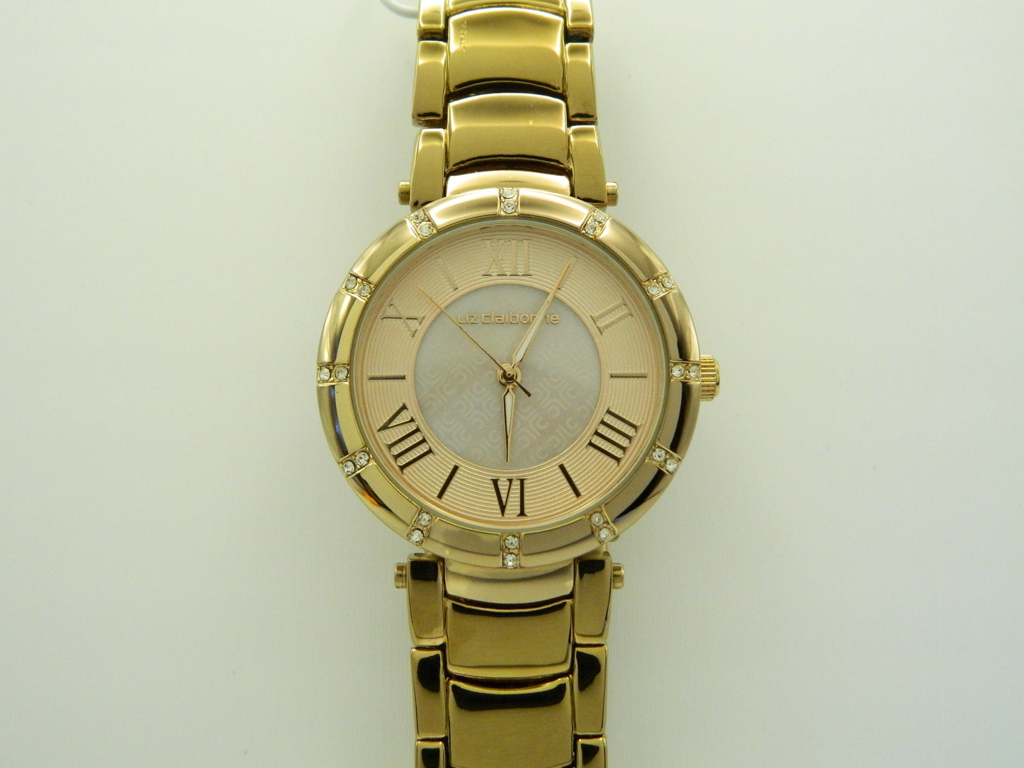 Liz Clairborne Roman Rose Gold Tone Quartz Watch image 1